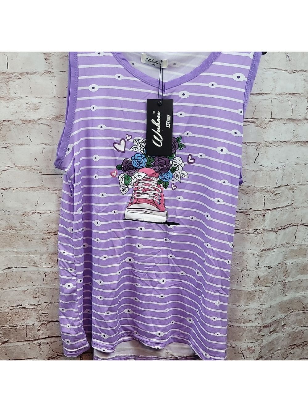 girl's XXL graphic tank top wuhou nwt